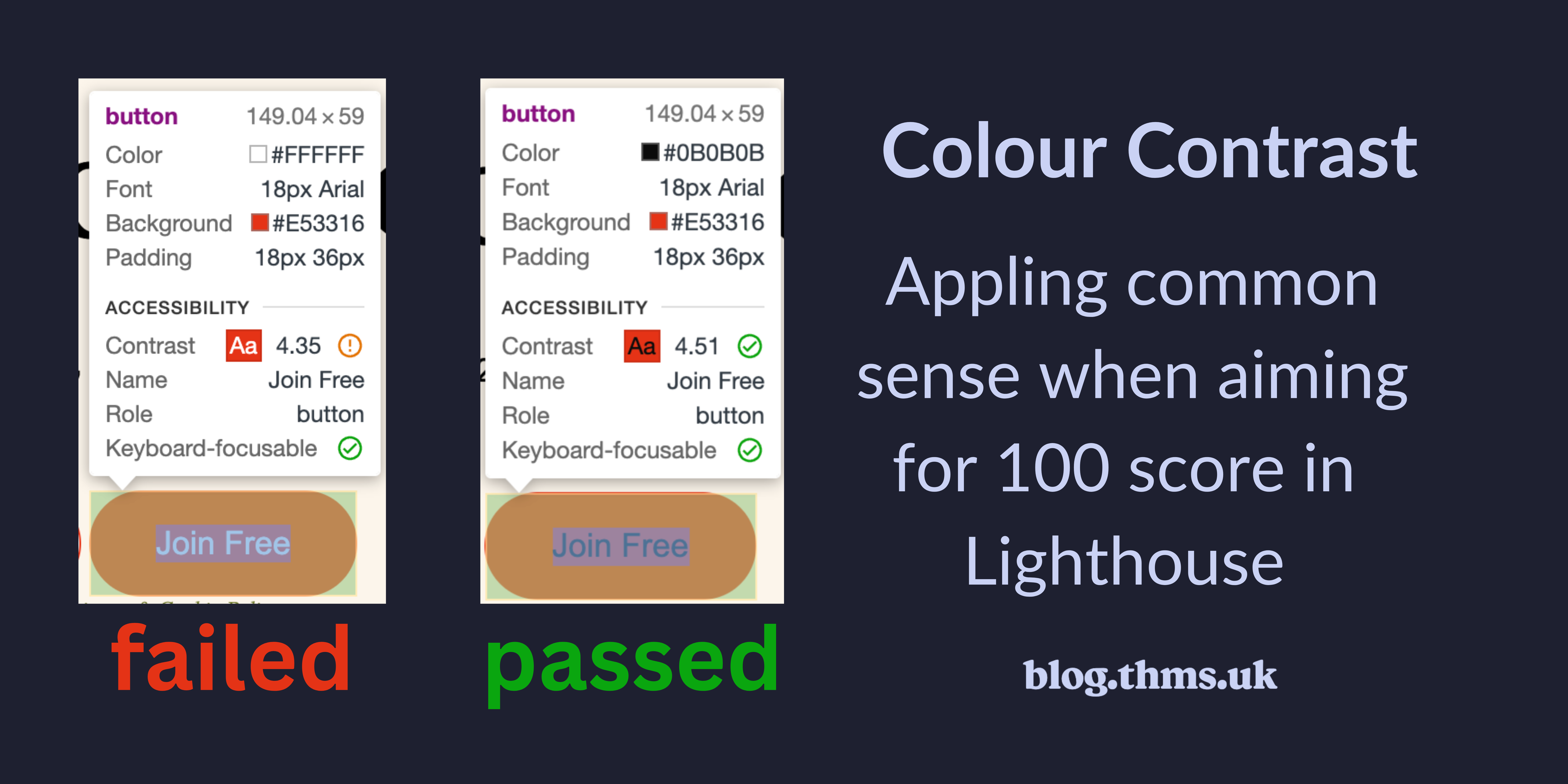 Colour Contrast And Accessibility - Blog.thms.uk