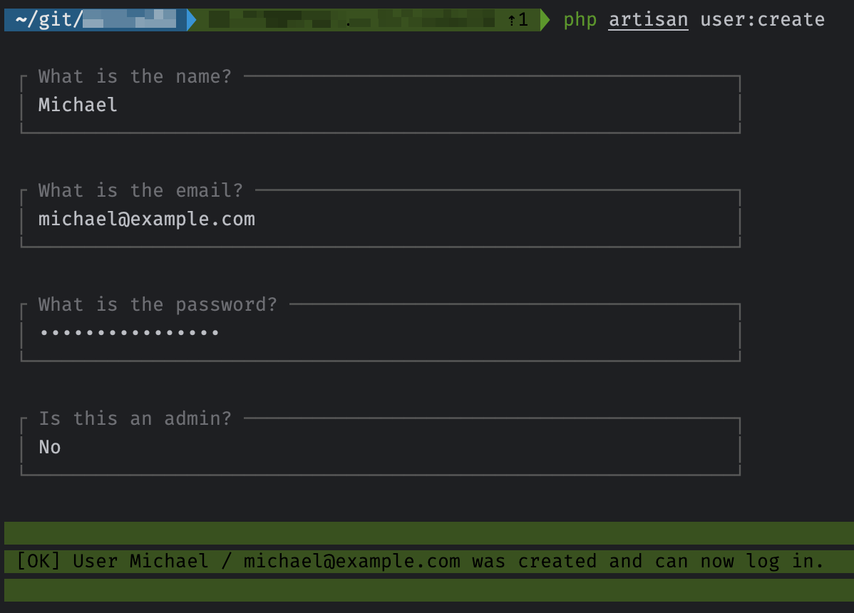 Prompts for Missing Input example